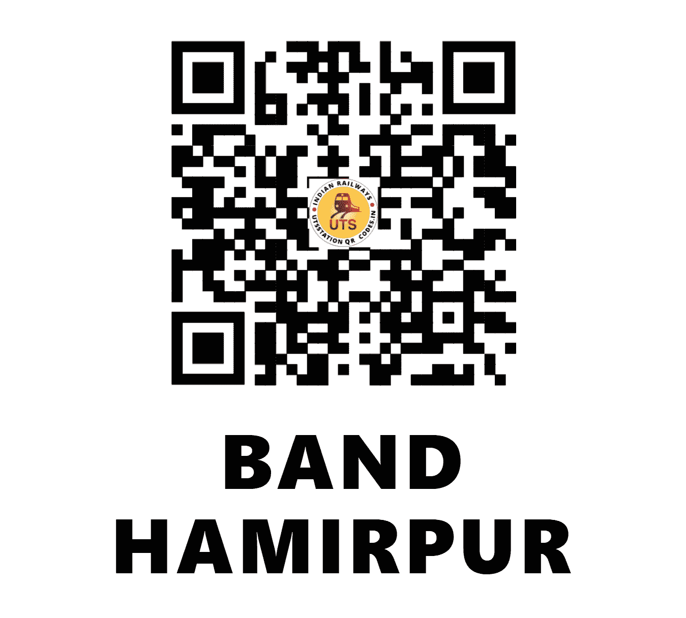 UTS QR Code for BAND HAMIRPUR - BAHP - NR (UTTAR PRADESH)